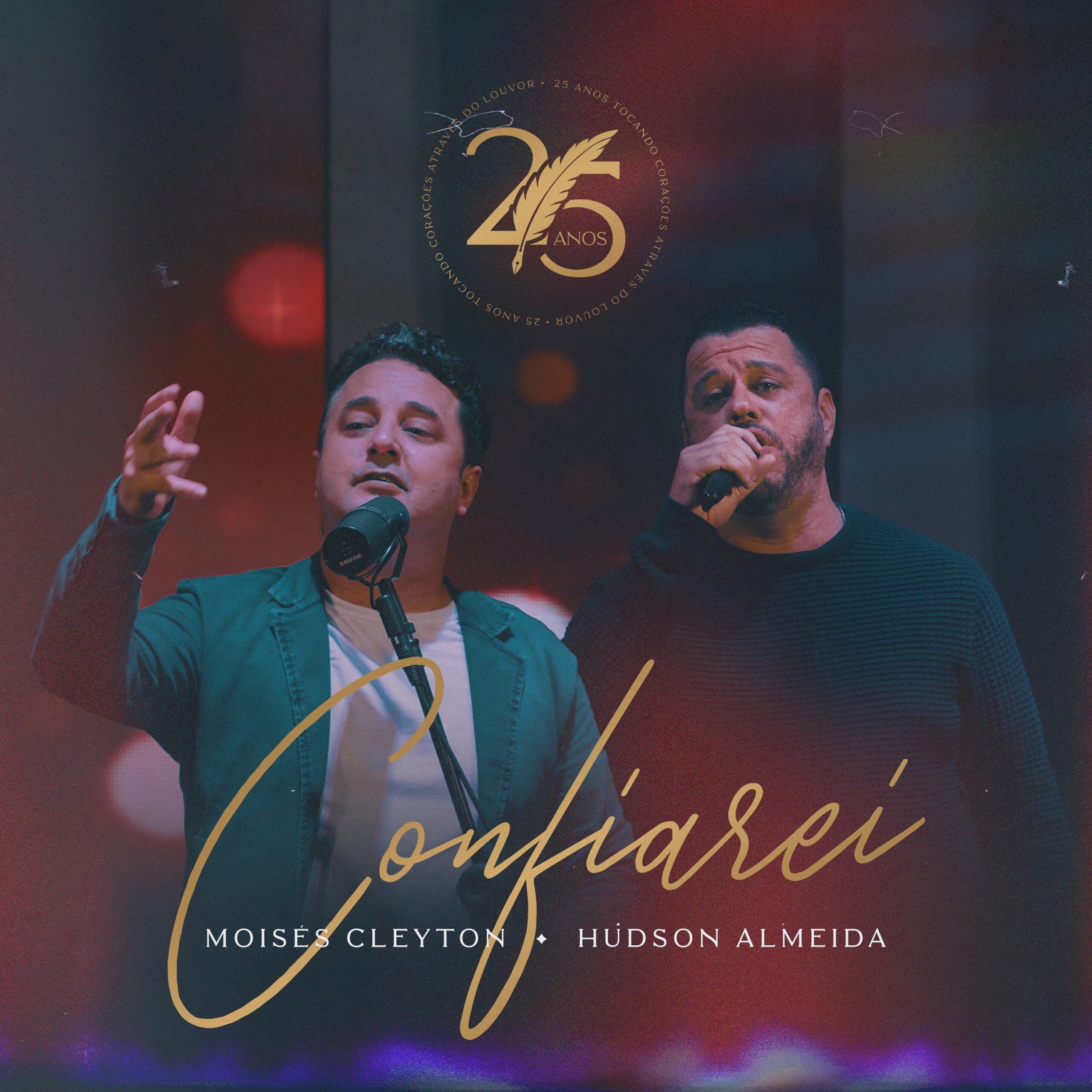 Moisés Cleyton e Hudson Almeida em “Confiarei”, uma canção para os corações aflitos