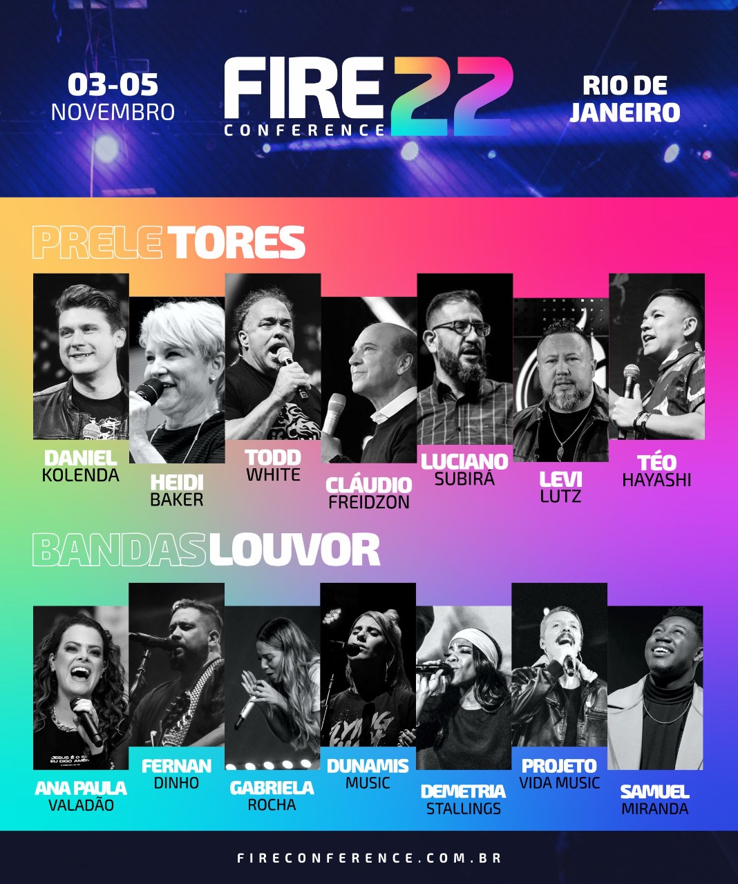 Fire Conference acontece em novembro no Riocentro e traz conferencistas nacionais e internacionais para o Brasil