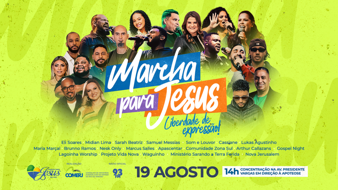 Marcha Para Jesus do Rio de Janeiro terá esquema especial de trânsito para o evento neste sábado