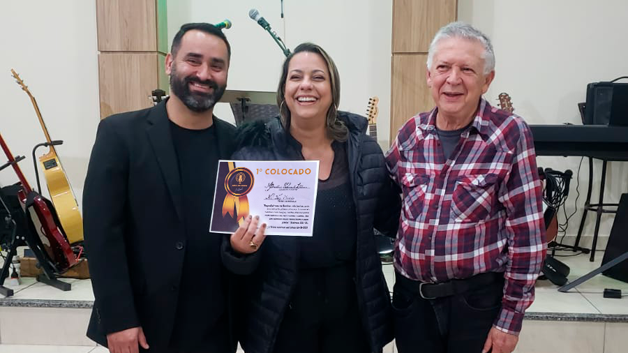 Ministério Palavra & Louvor, da Gold Music, vence um dos maiores concursos musicais de Santa Catarina