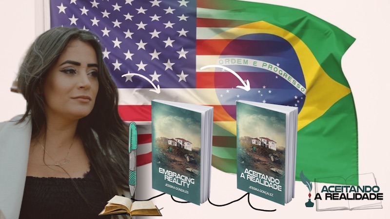 Jessika Gonçalez lança livro “Aceitando a Realidade” nos Estados Unidos.