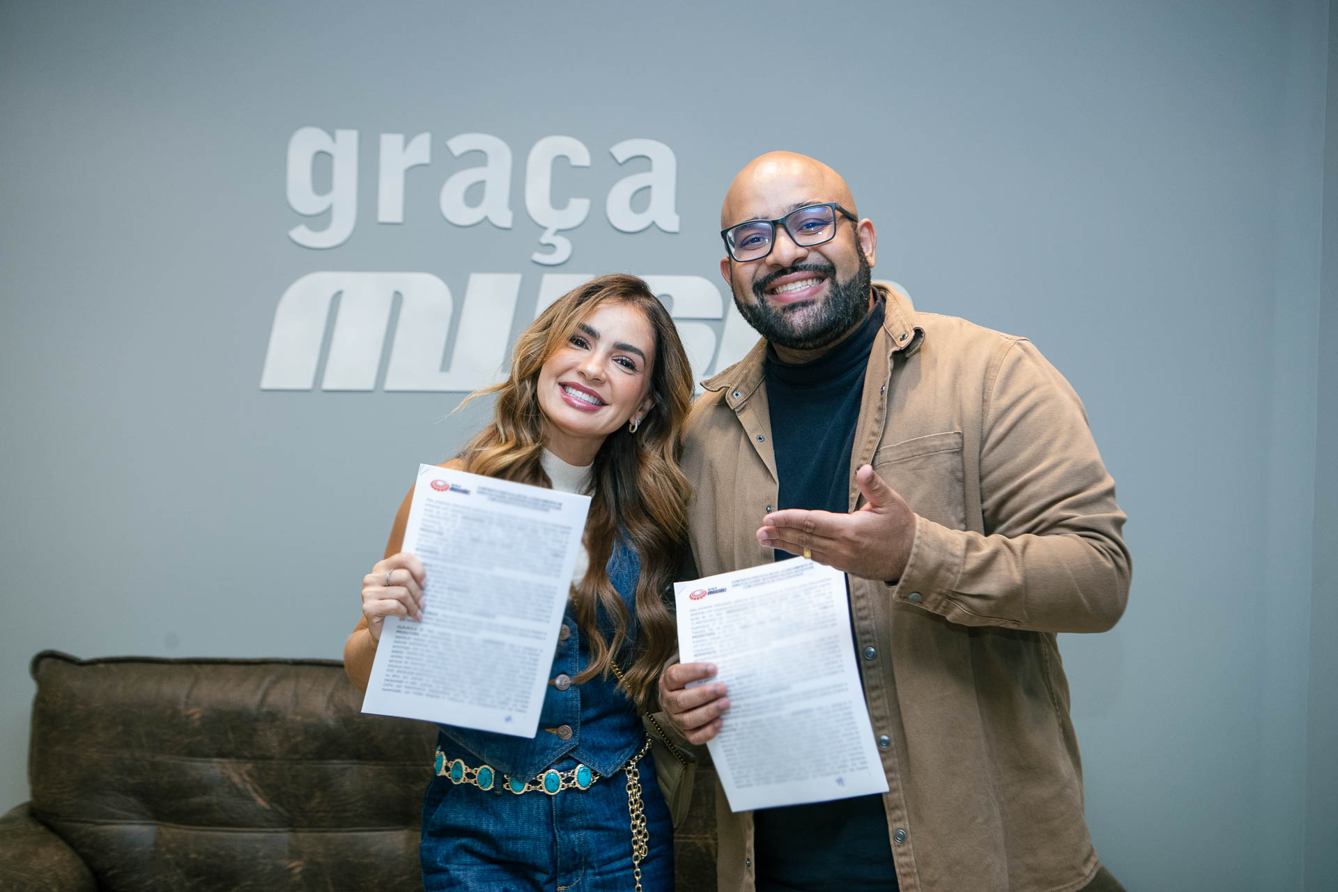 A cantora Pamela é a nova contratada pela gravadora Graça Music