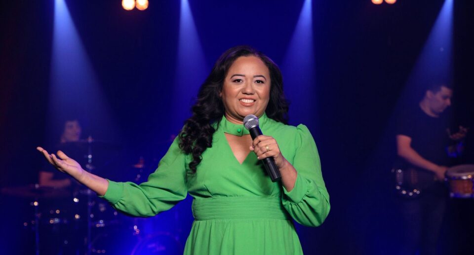 A cantora Mara Pereira. Foto: Washington Libano.