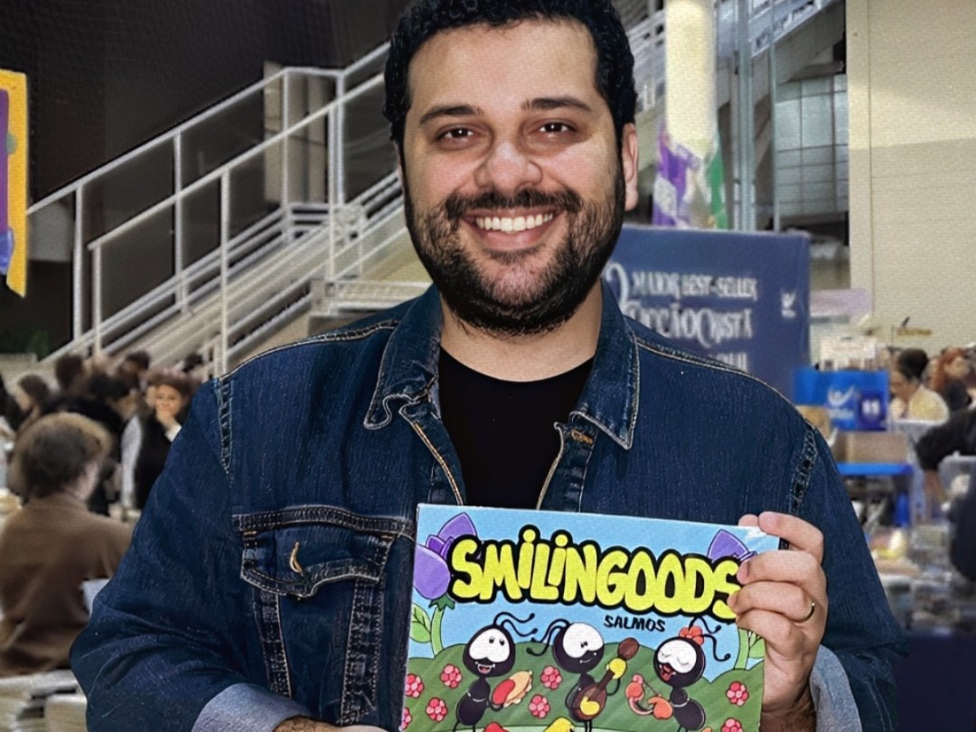 Lion Editora lança o livro para colorir Smilingoods com presença do ilustrador na FEFICC 2025