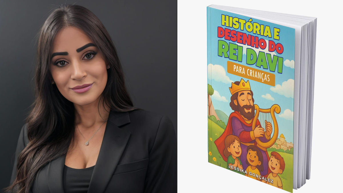 Livro infantil de Jessika Gonçalez apresenta a história do Rei Davi de forma lúdica e interativa