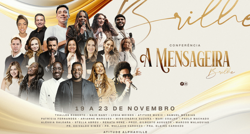 Conferência A Mensageira 2025: “Da dor ao propósito. Do silêncio à voz. Do ordinário ao extraordinário”