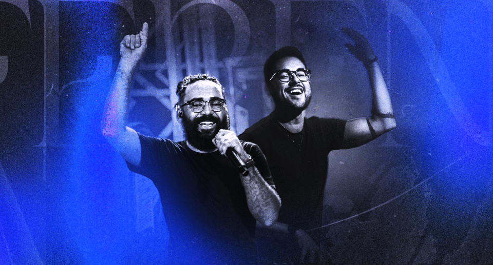 O cantor Jhonny Salvação e o DJ Jacob New. Foto: Divulgação.