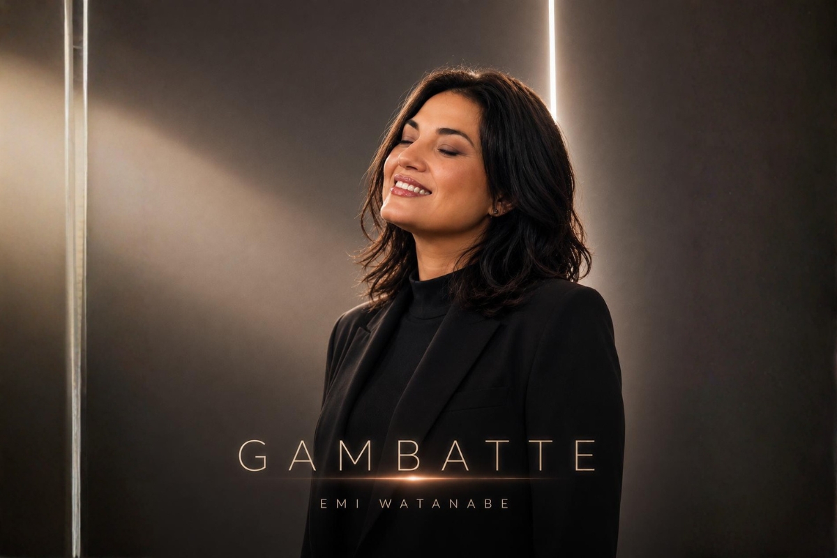 Emi Watanabe lança “Gambatte” e transforma expressão japonesa em canção sobre permanecer pela fé